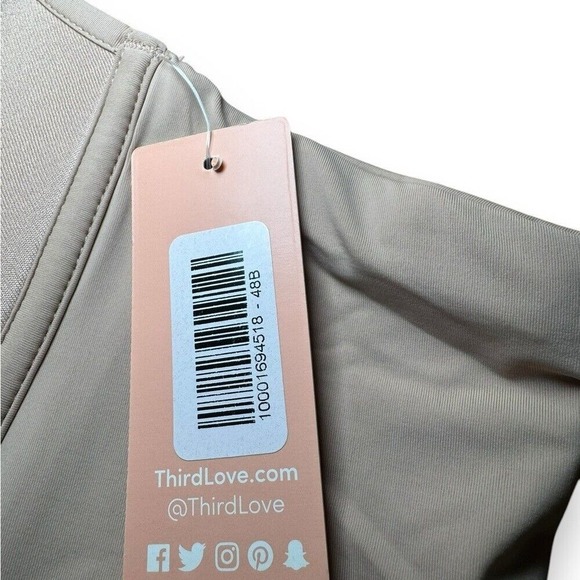 NWT Thirdlove 24/7 T-Shirt Bra Size 48B in Nude - Picture 5 of 5
